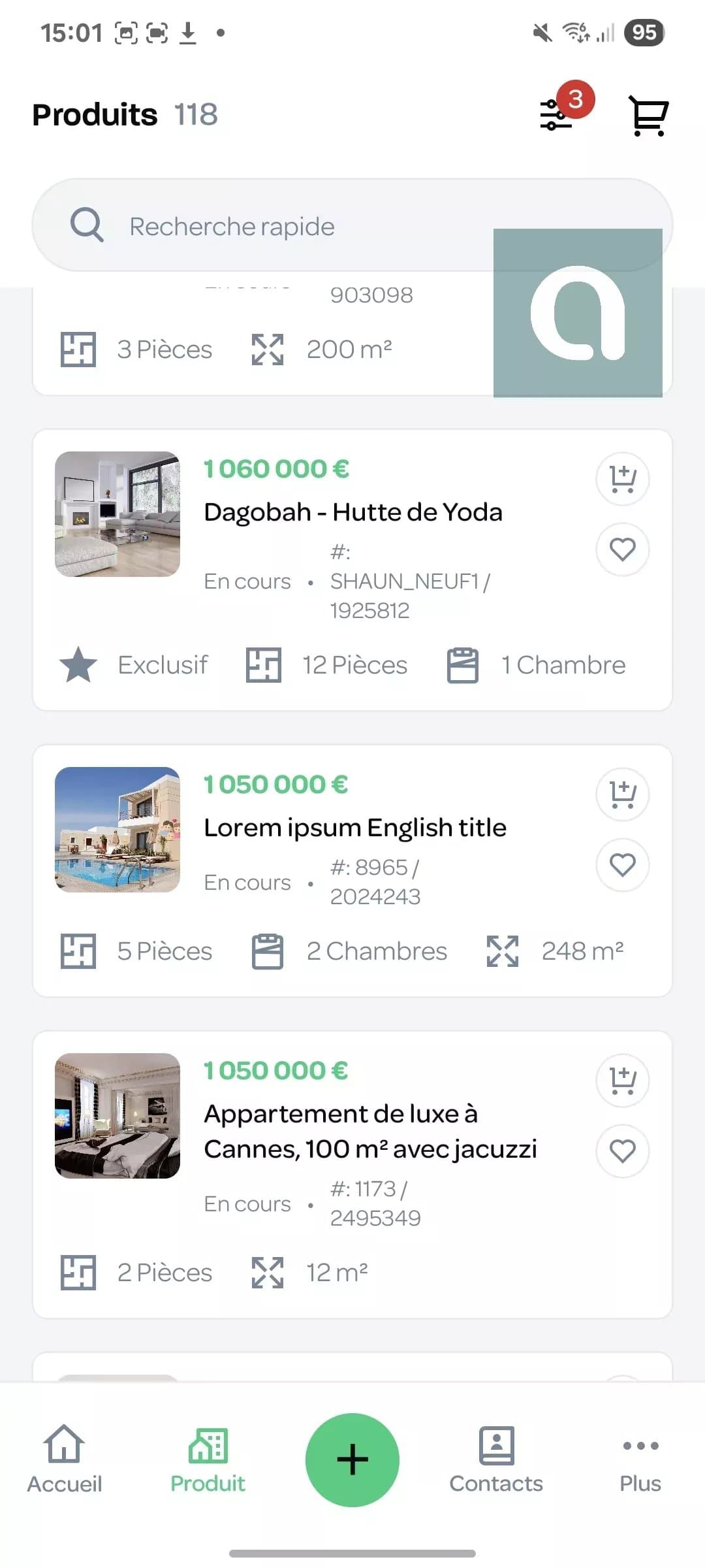 Découvrez cet appartement spacieux de 64 m² situé au cœur de Cannes