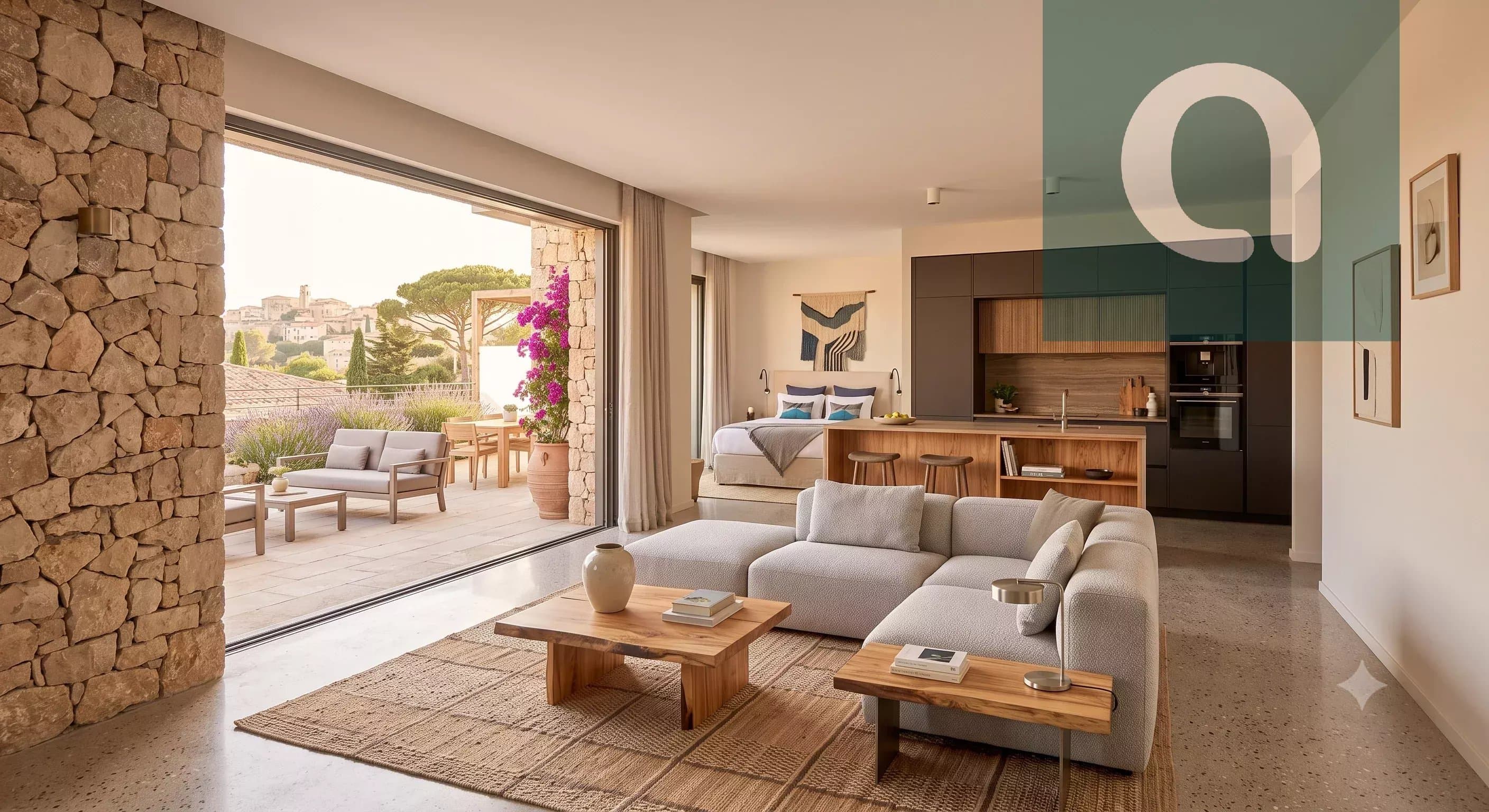 Spacious Modern Apartment with Sea View in Bonifacio